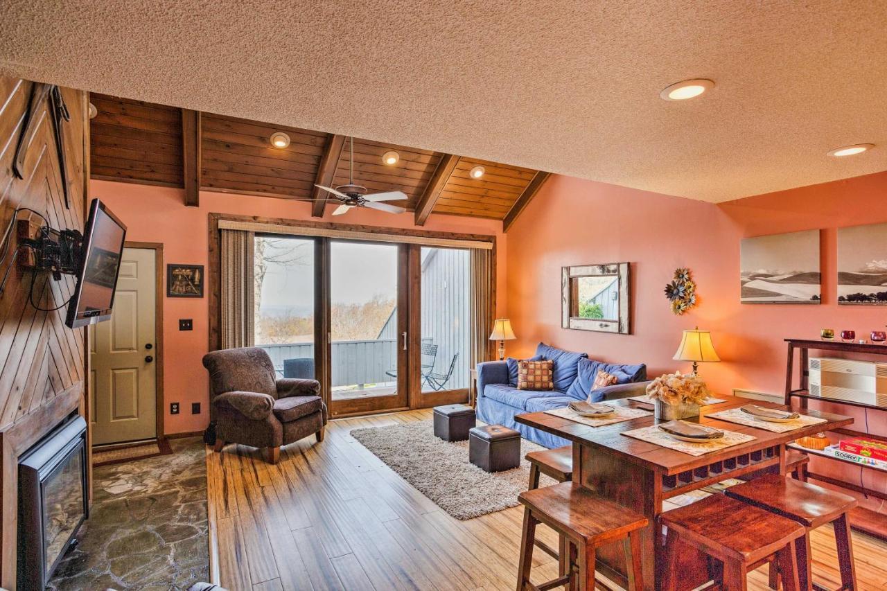 Pet-Friendly Beech Mountain Condo Steps To Slopes Esterno foto