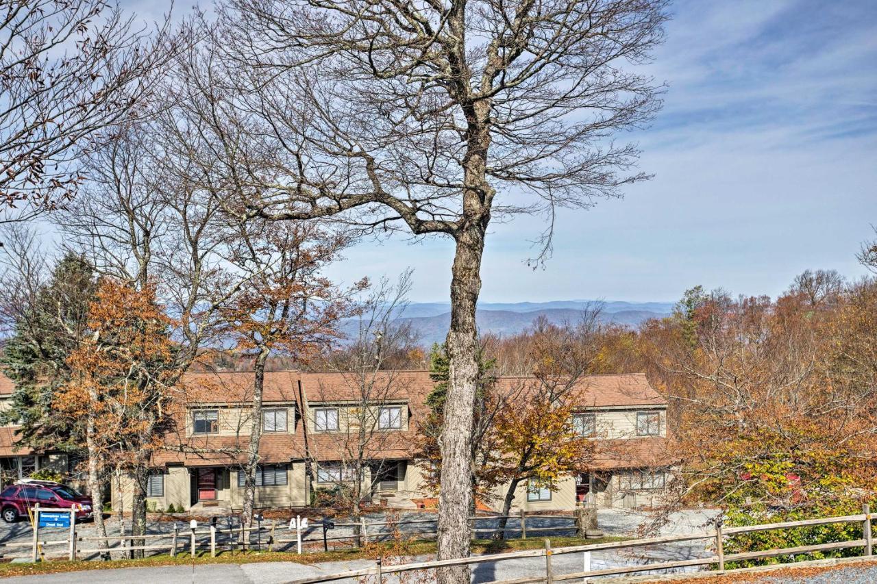 Pet-Friendly Beech Mountain Condo Steps To Slopes Esterno foto